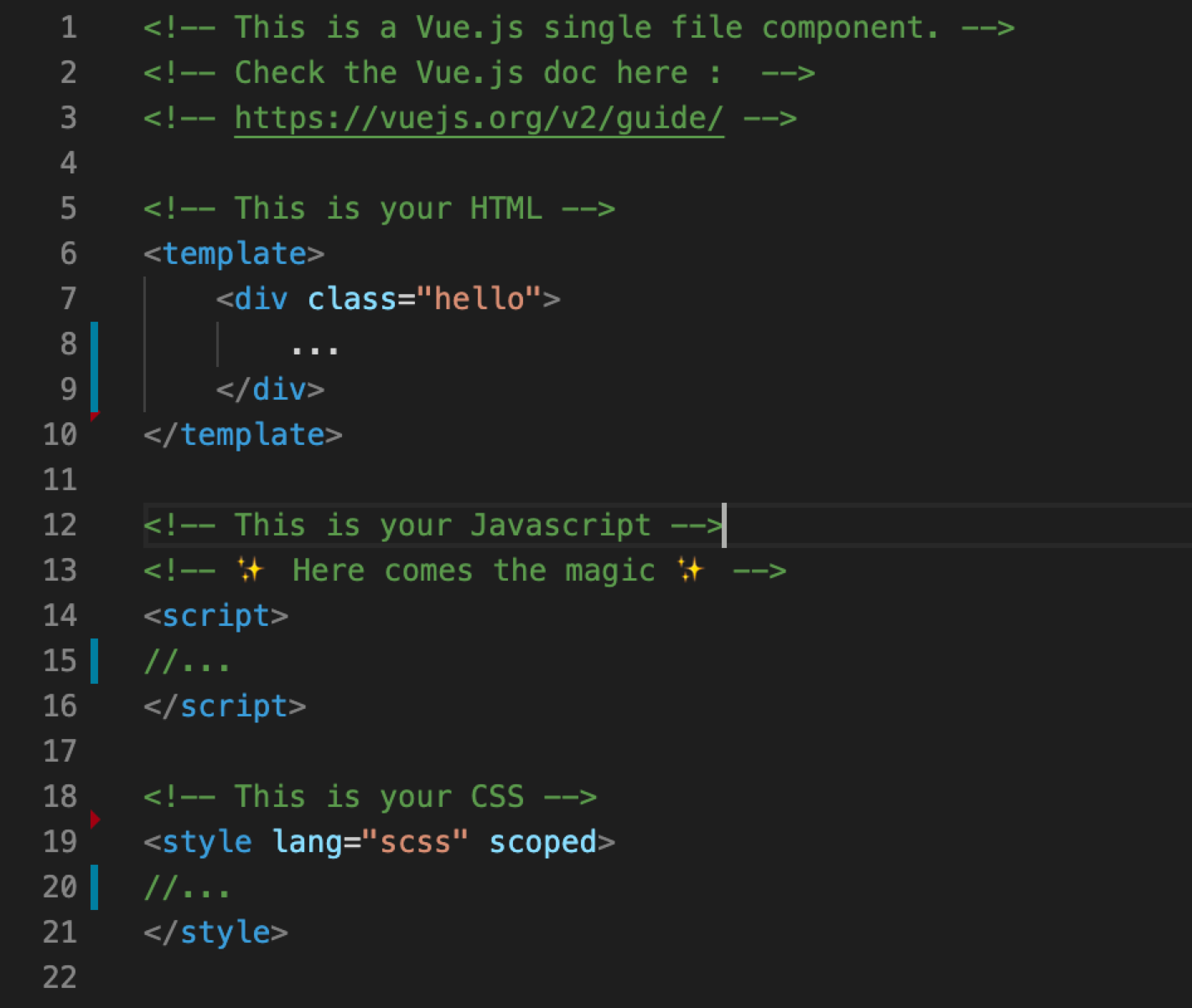 vue.js single file component